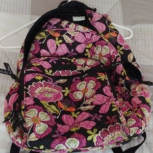 Vera Bradley pink floral backpack!